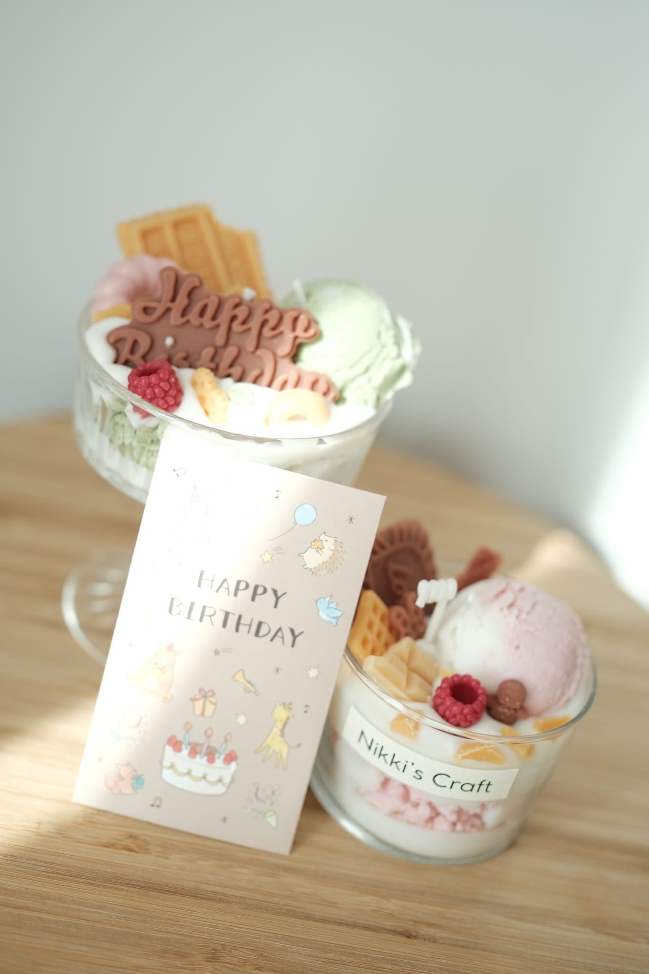 Birthday icecream candle