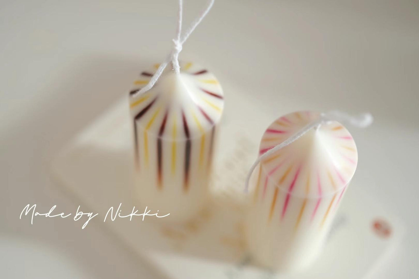 Striped Candle
