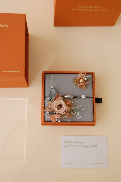 Preserved flowers-Ring gift box