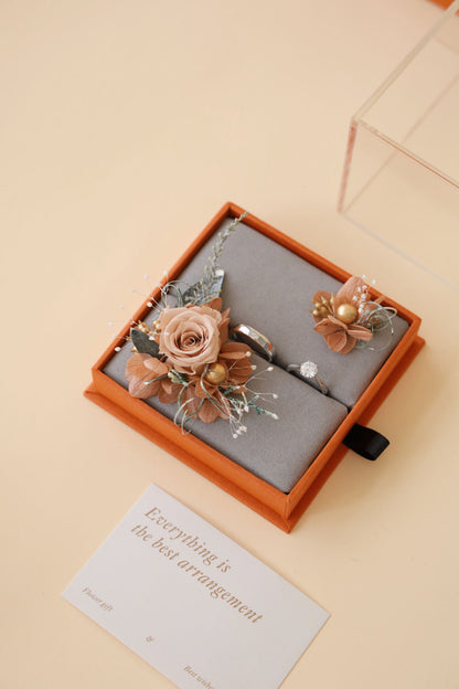 Preserved flowers-Ring gift box